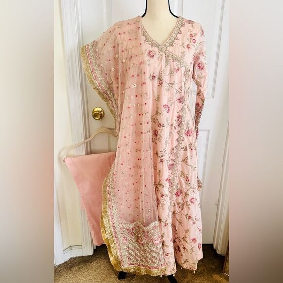 FAIZA SAQLAIN PAKISTANI LUXURY DESIGNER PARTY DRESS - Picture 7 of 15